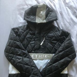Ethik Reflective Quilted Jacket